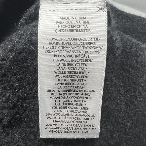 Polo Ralph Lauren Donegal Sweater Wool Blend Mens 2XL Dark Gray Crewneck‎ - Picture 5 of 9